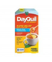 Vicks DayQuil Hot Remedy Cold & Flu Relief Powder Medicine